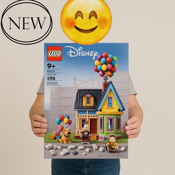 NEW Lego Disney Pixar UP House Building Set Toy with Balloons Movie Kit 43217 Br - Picture 15 of 16